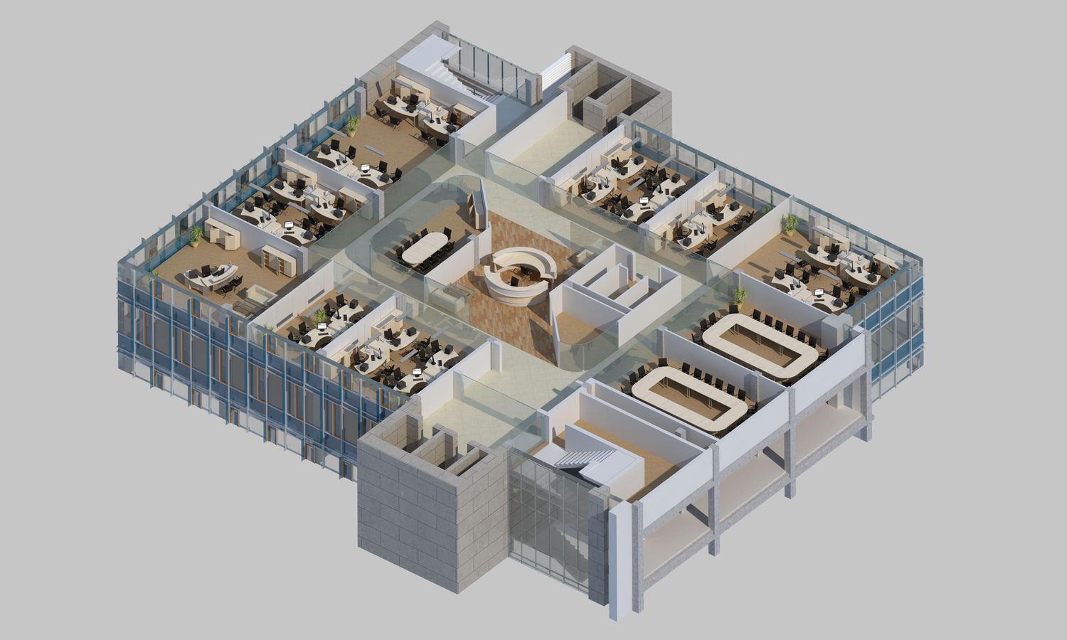 the image of the Administracinio pastato rekonstrukcija project