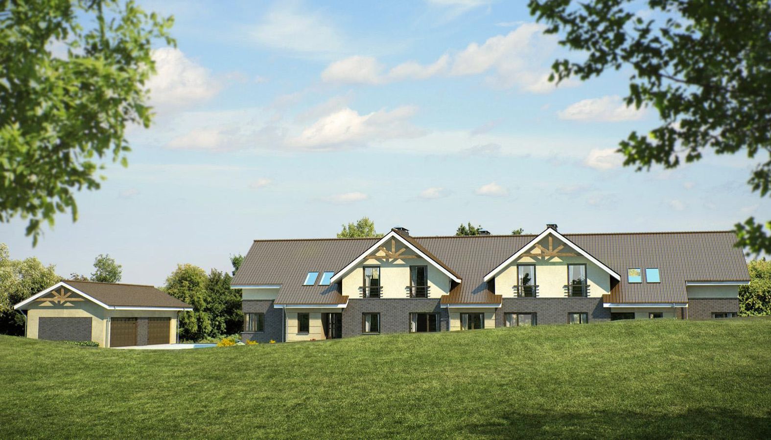 the image of the Dvibutis Gyvenamasis Namas project