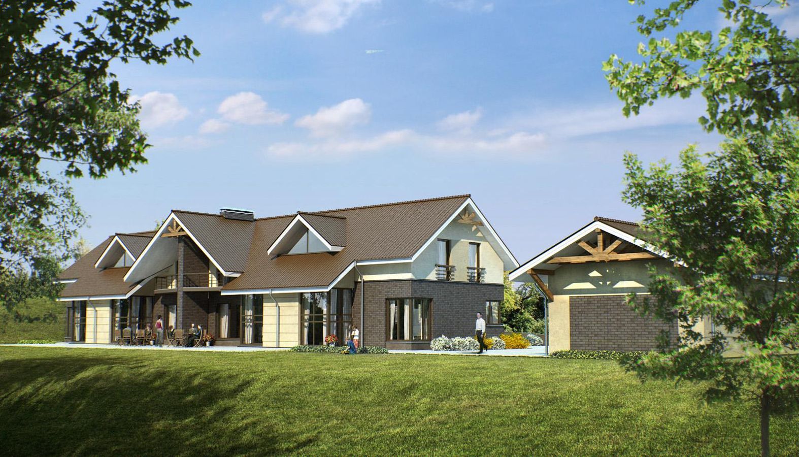 the image of the Dvibutis Gyvenamasis Namas project