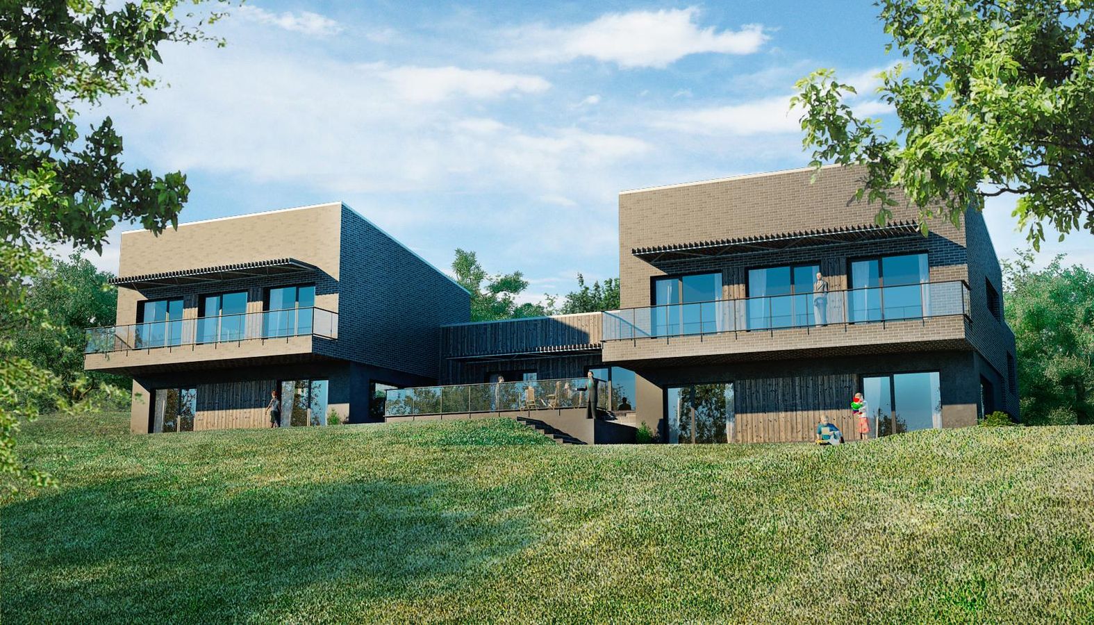 the image of the Dvibutis gyvenamasis namas Vilniuje project