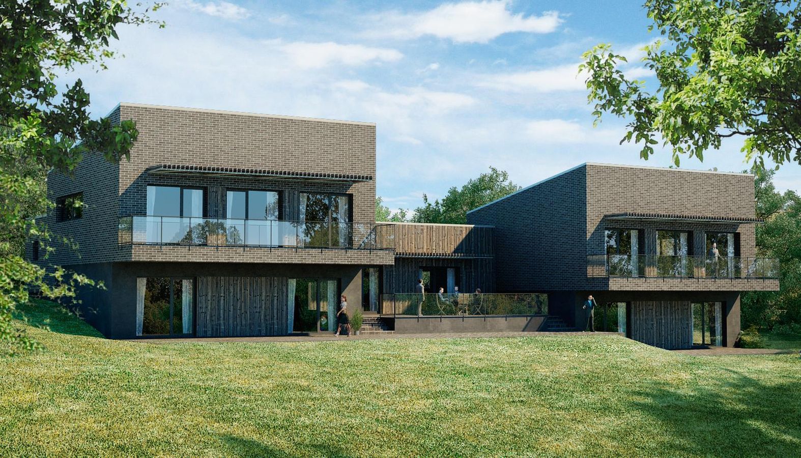 the image of the Dvibutis gyvenamasis namas Vilniuje project