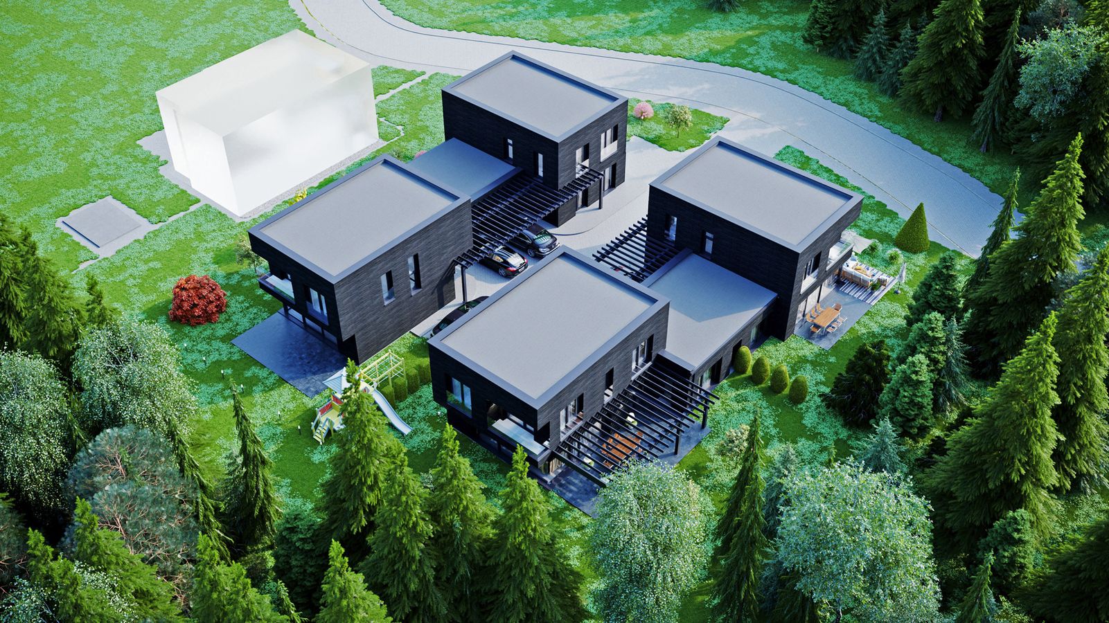 the image of the Gyvenamųjų namų grupė project