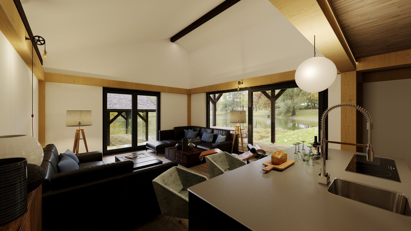 the image of the Privatus interjeras Trakuose project