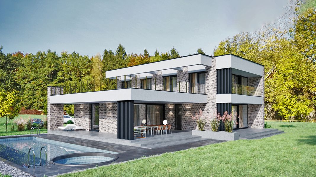 the image of the Gyvenamasis namas Eišiškėse project