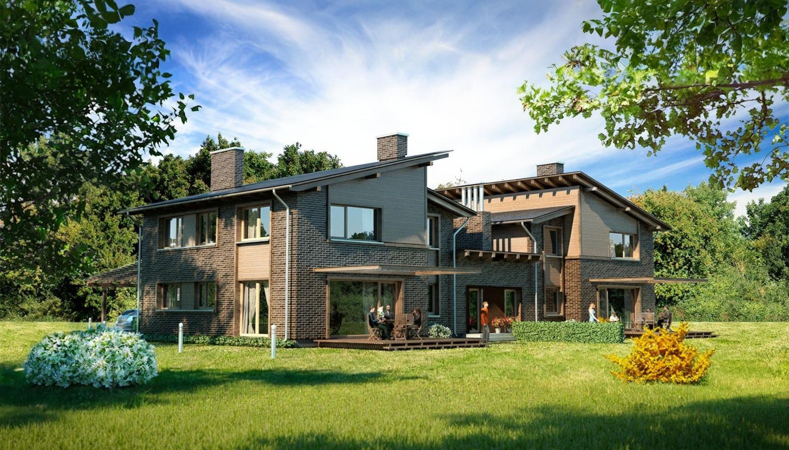 the image of the Dvibutis gyvenamasis namas Grigiškėse project