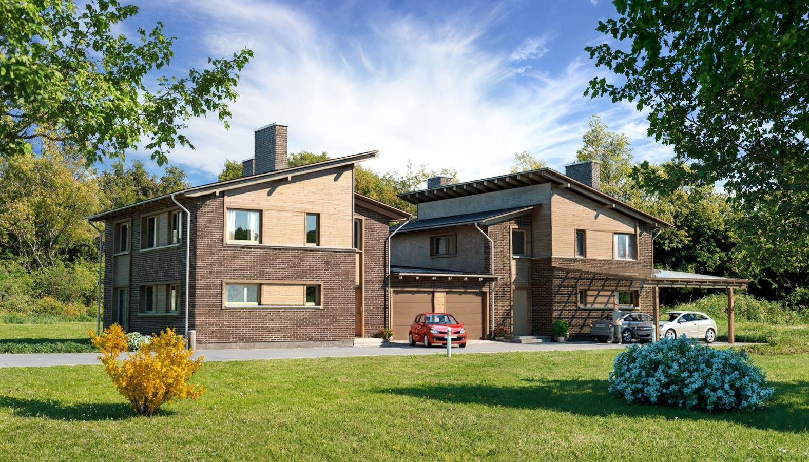 the image of the Dvibutis gyvenamasis namas Grigiškėse project