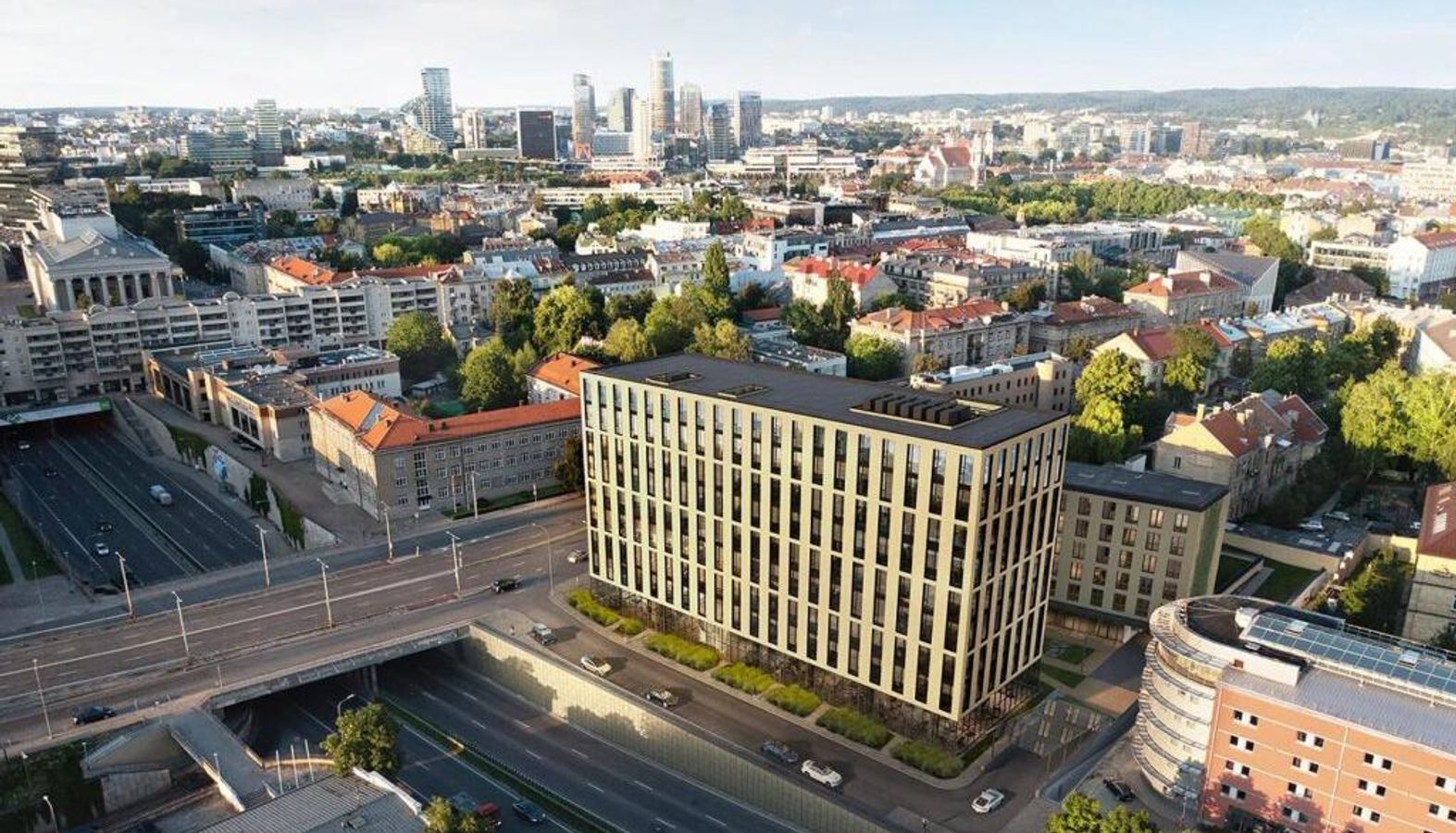 the image of the Yellowstone Verslo Centras project