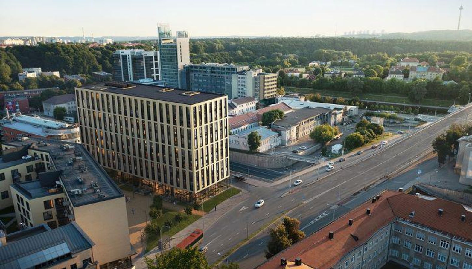 the image of the Yellowstone Verslo Centras project
