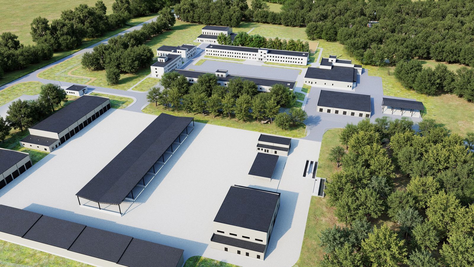 the image of the Rokantiškių karinis miestelis project