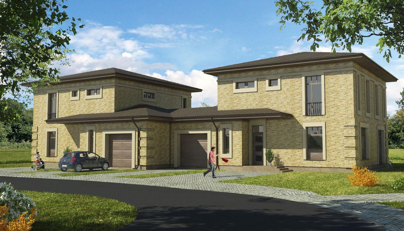 the image of the Individualių namų kvartalas Vilniuje project