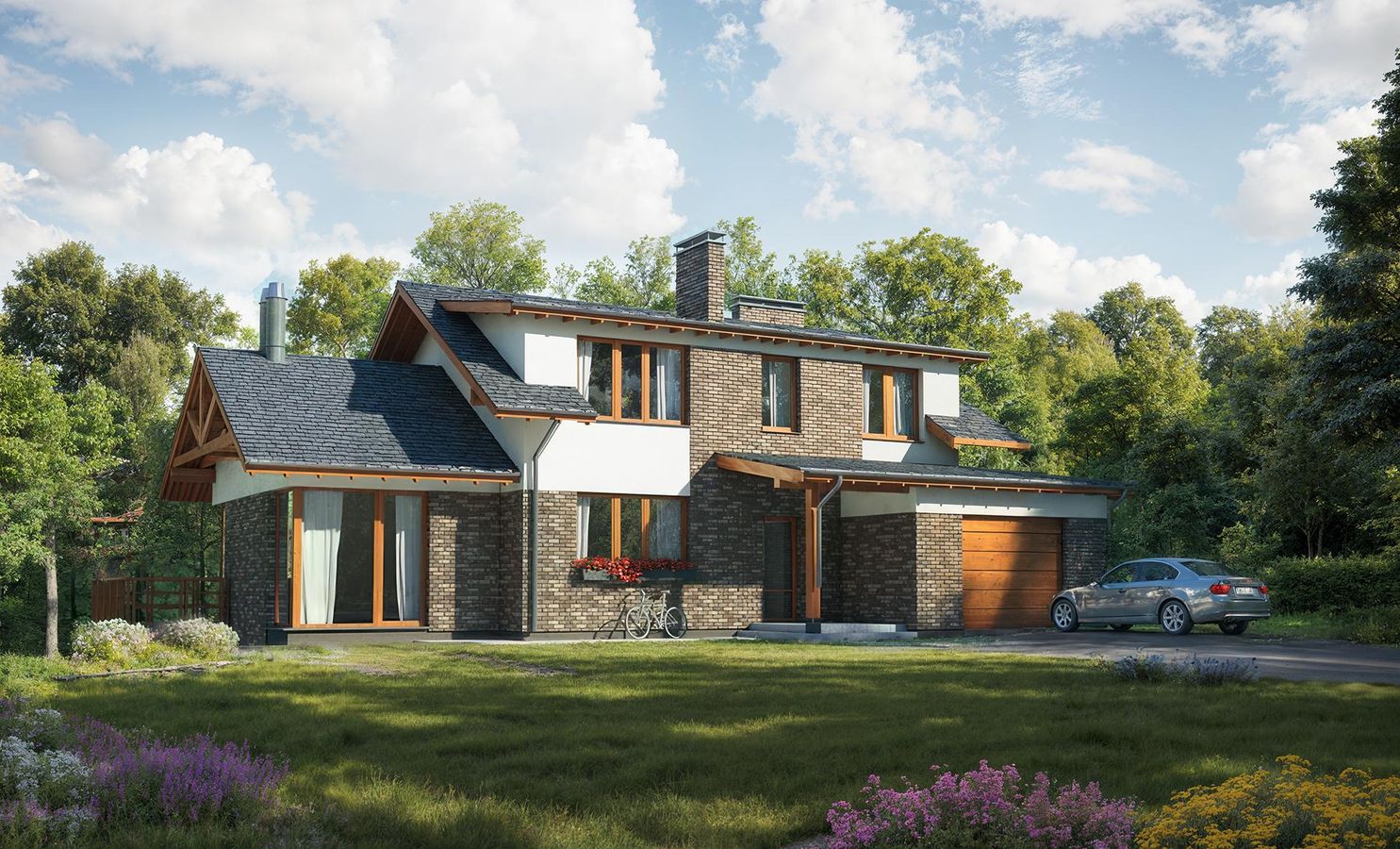 the image of the Tarandės Namas project