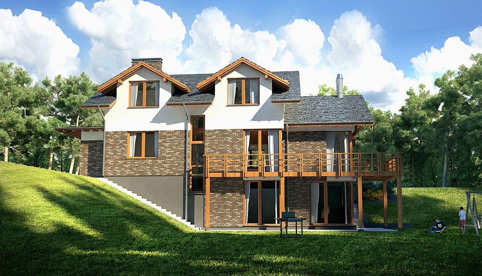 the image of the Tarandės Namas project