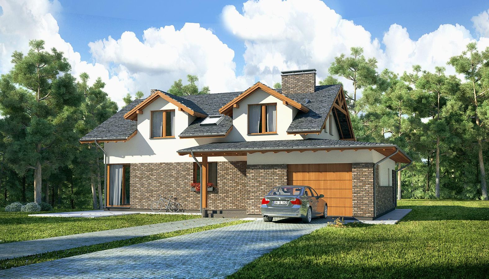 the image of the Tarandės Namas project