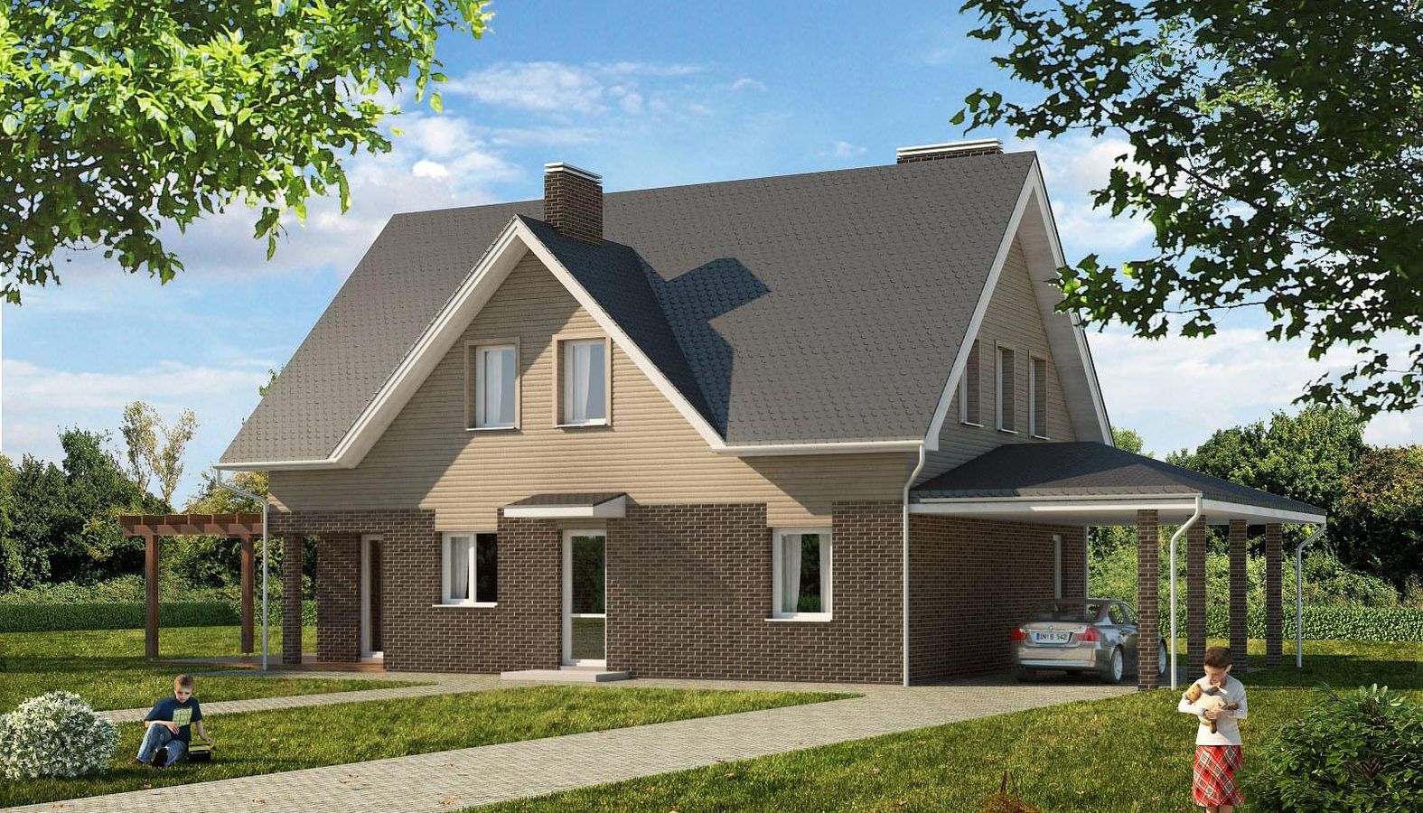 the image of the Gyvenamasis namas Vilniuje project