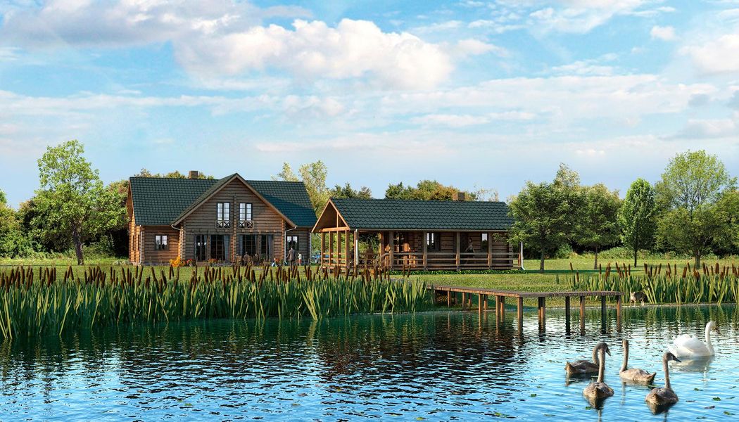 the image of the Gyvenamasis namas Zarasuose project