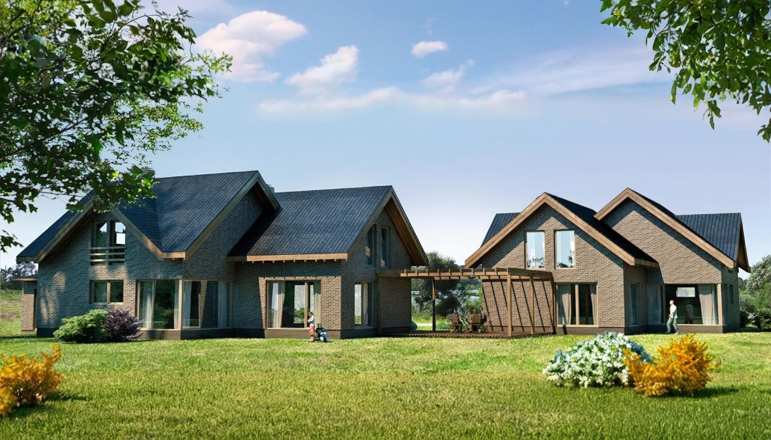 the image of the Gyvenamų namų grupė Lentvaryje project