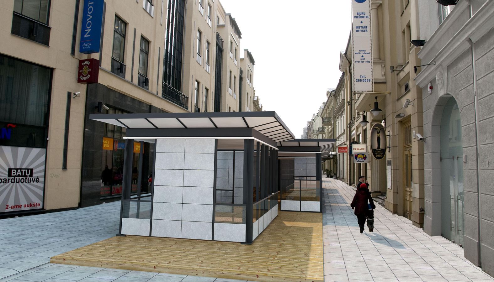 the image of the Prekybos paviljonas project