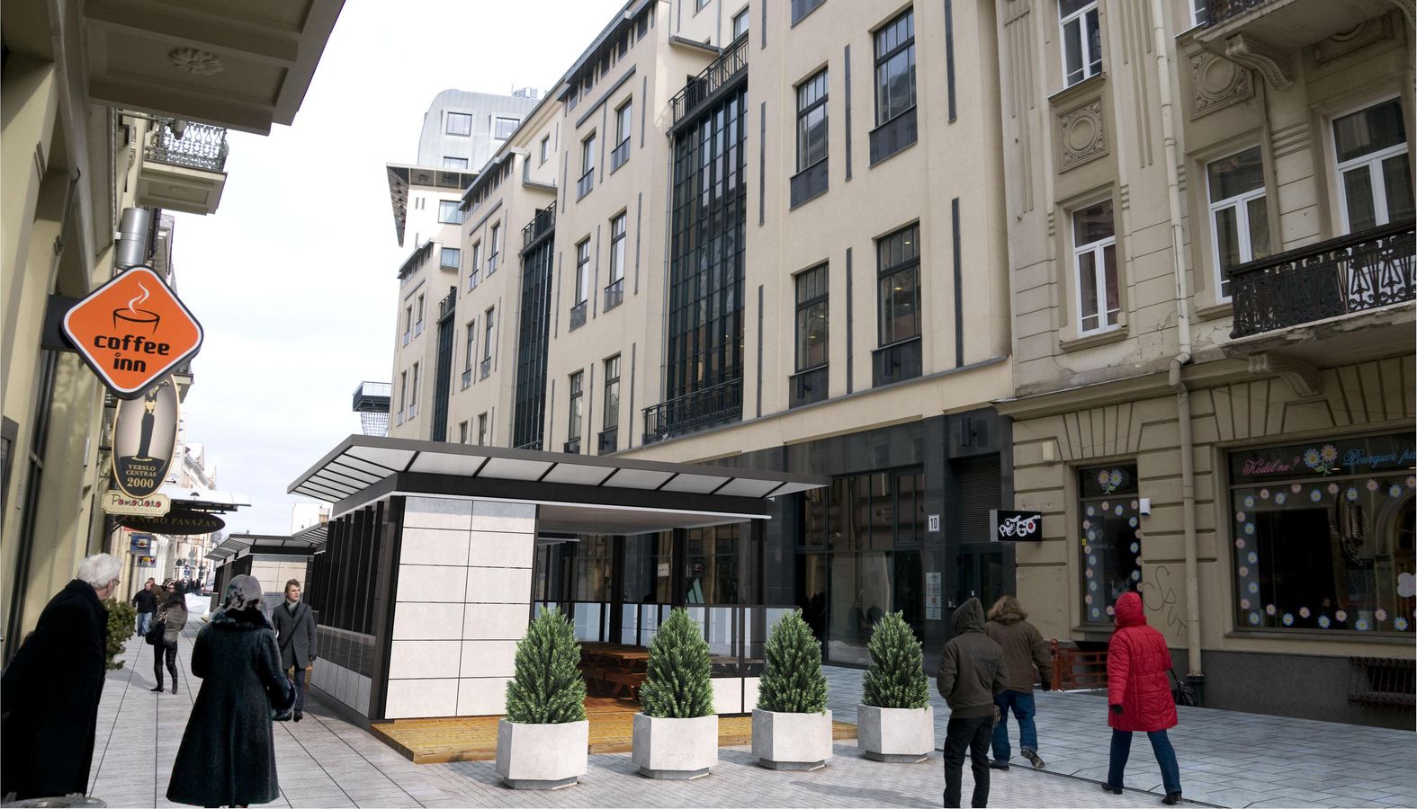 the image of the Prekybos paviljonas project