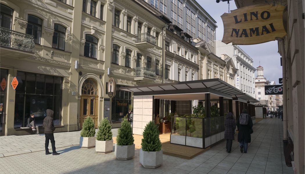 the image of the Prekybos paviljonas project