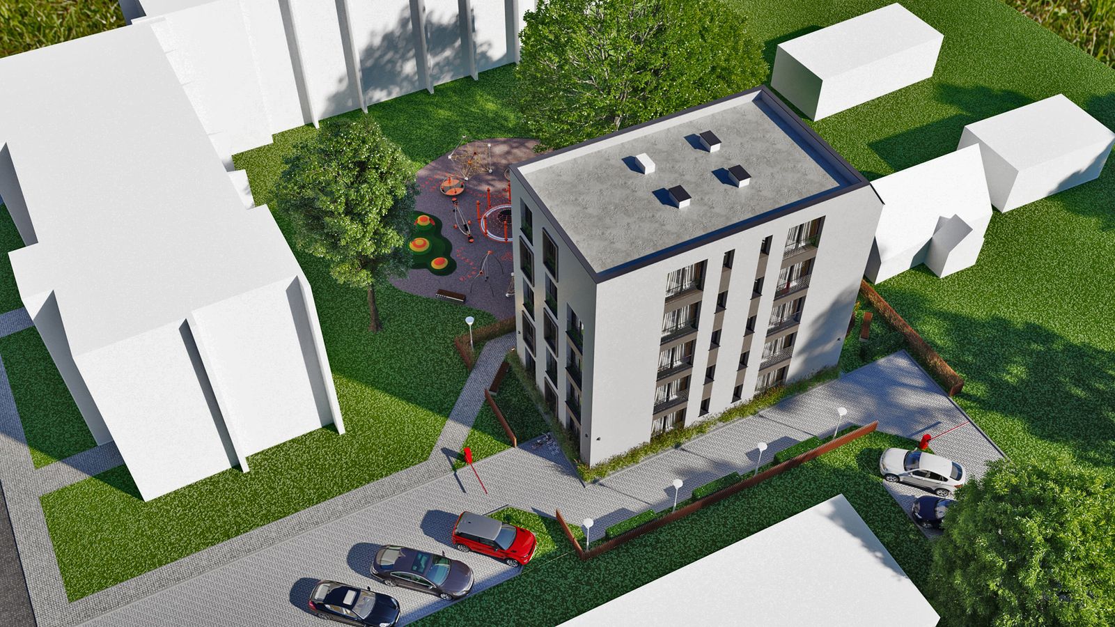 the image of the Daugiabutis Šalčininkuose project