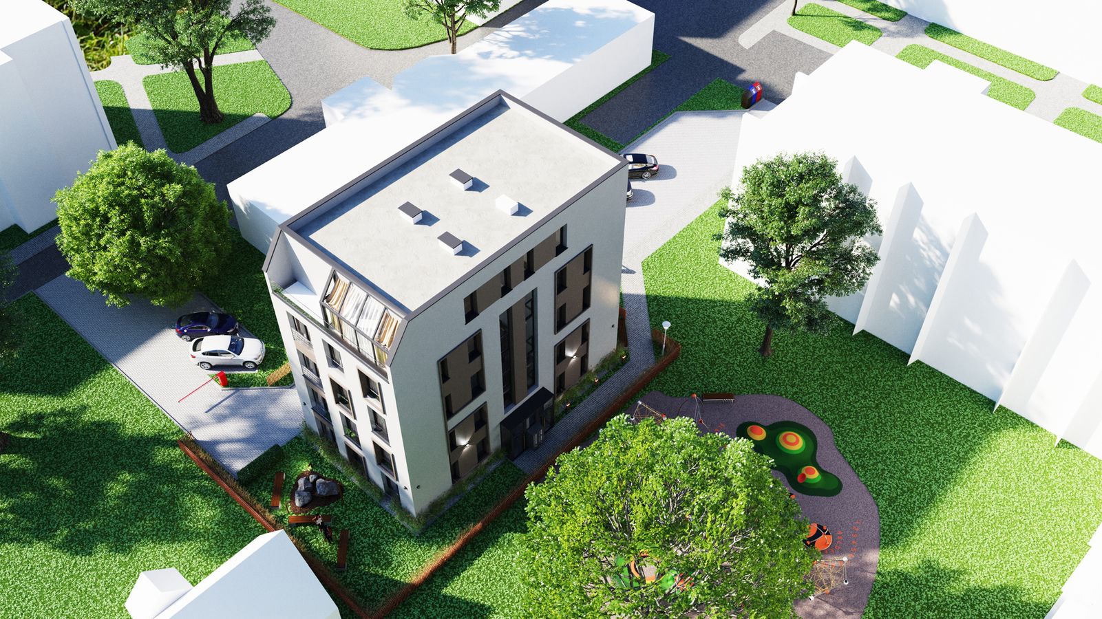 the image of the Daugiabutis Šalčininkuose project