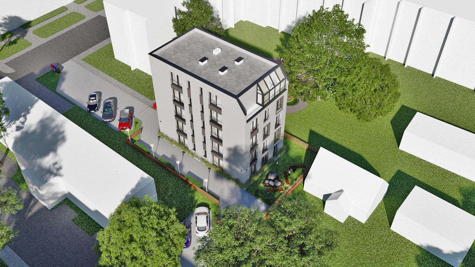 the image of the Daugiabutis Šalčininkuose project