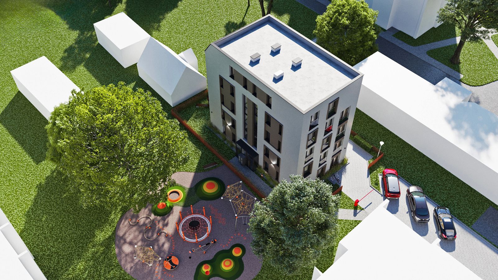 the image of the Daugiabutis Šalčininkuose project