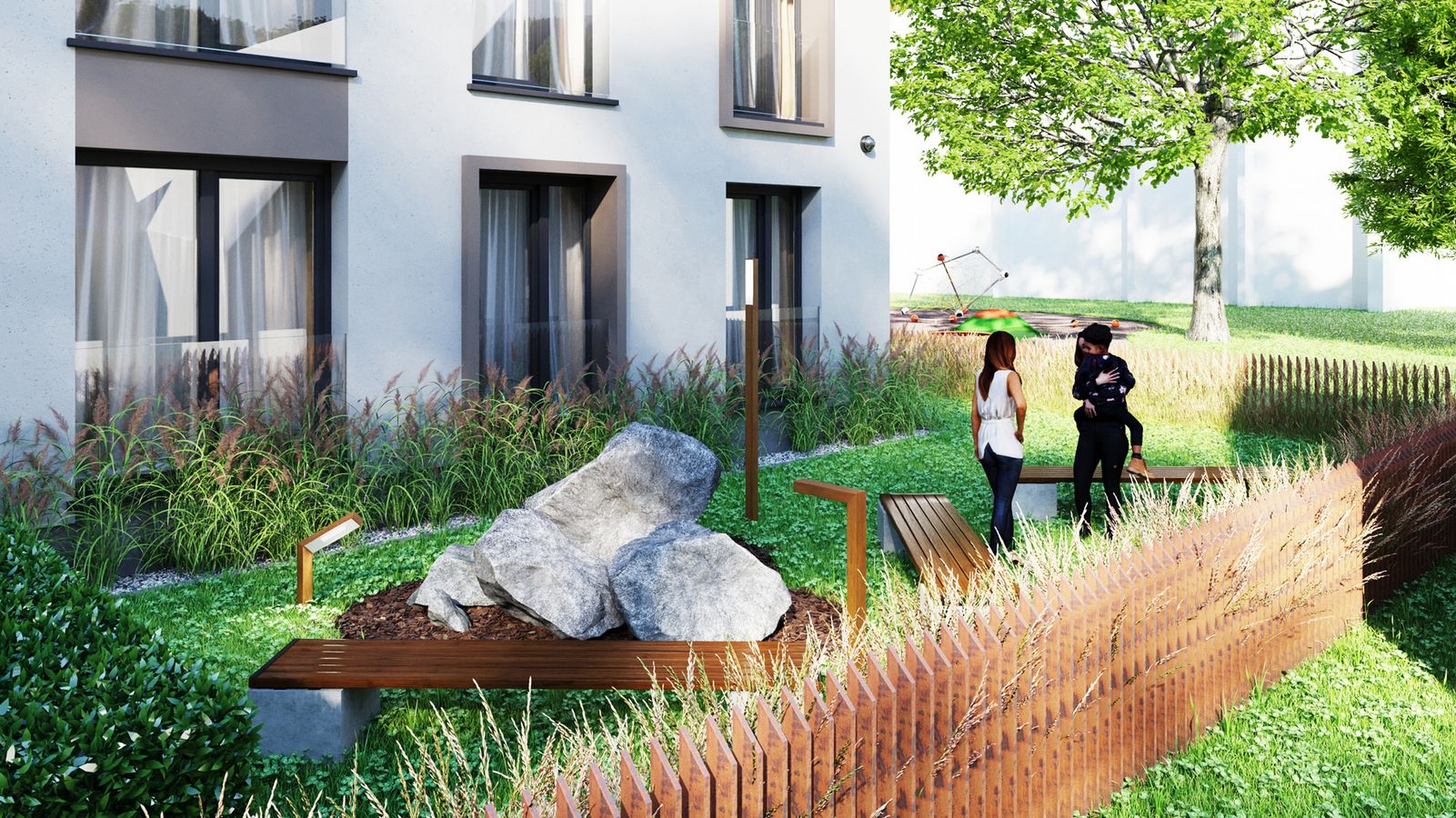 the image of the Daugiabutis Šalčininkuose project