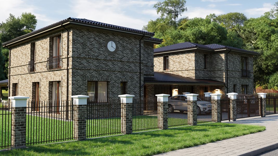 the image of the Dvibutis gyvenamasis namas Tarandėje project