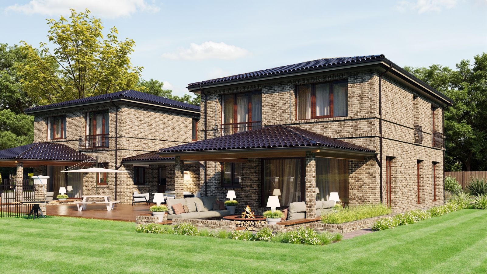 the image of the Dvibutis gyvenamasis namas Tarandėje project